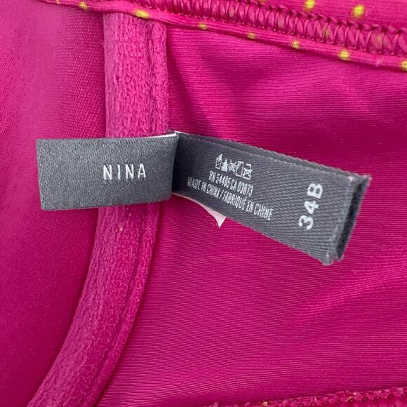 Aerie pink polka dot bikini top 34B - Picture 5 of 5